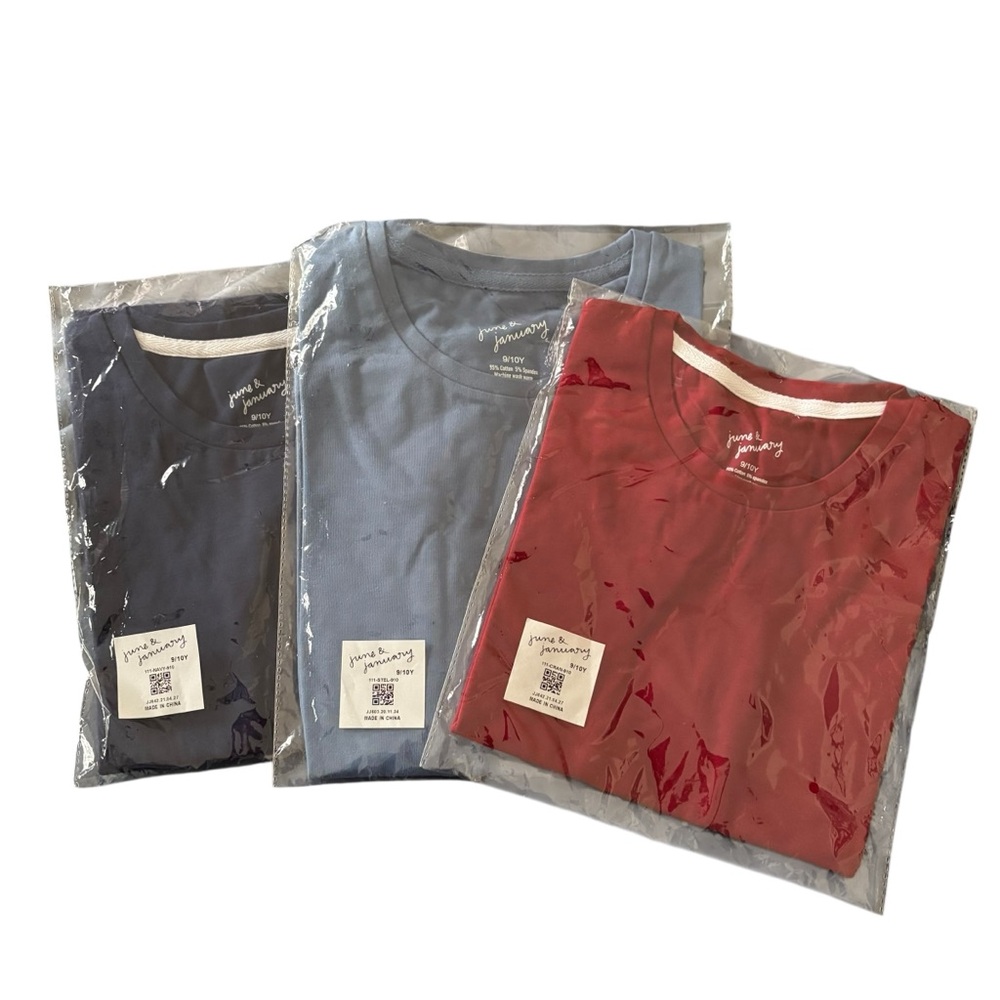 NWT June & January Tee Bundle Size 9/10Y